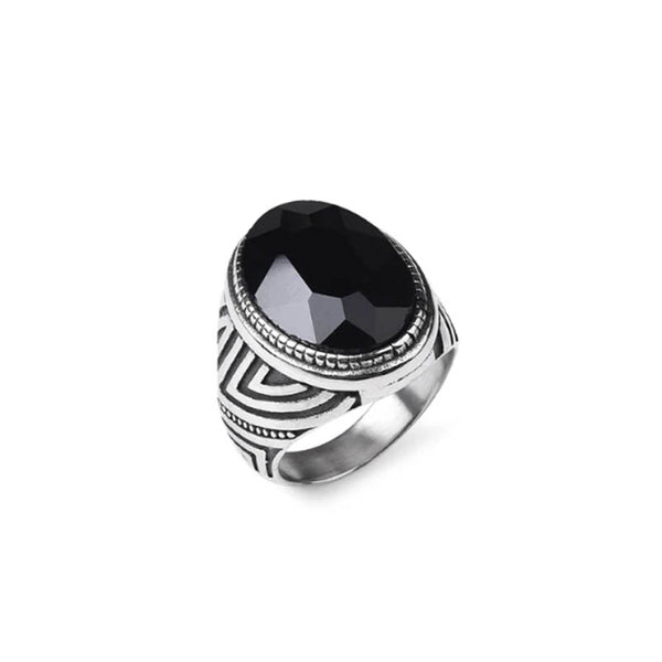 Anillo Marty piedra negra