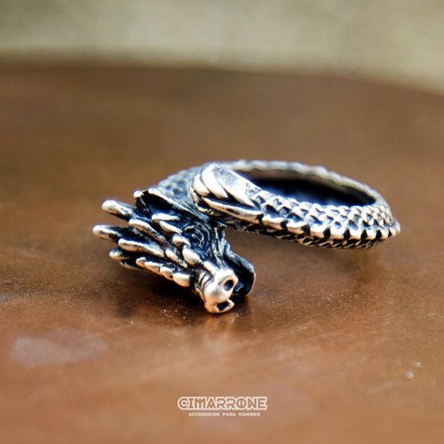 Anillo Dragon Casa Targaryen Plata 925