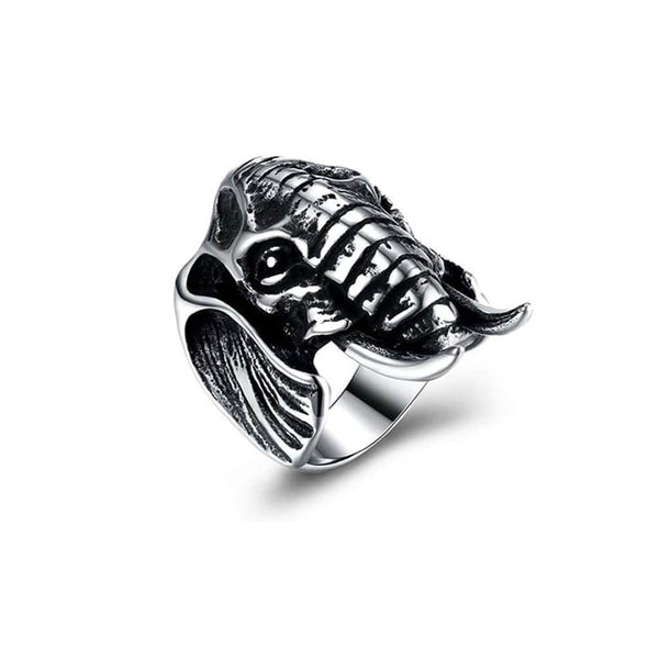 Anillo elefante salvaje wild jungla acero inoxidable masculino macho alfa accesorios-alternativos-para-hombres-moda-mexicana-pulseras-fashion-men-joyeria-mexico-jewerly-for-men-acero-inoxidable-masculino